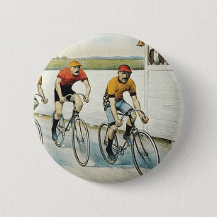 TOP-fietsende oude school Ronde Button 5,7 Cm