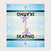 TOP Figuur het Schatten Meisje Visitekaartjes (Buitenkant ongevouwen)