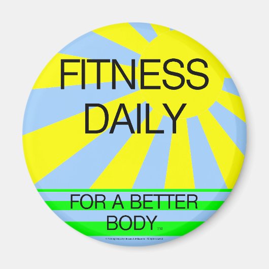 TOP Fitness Daily Magneet (Voorkant)