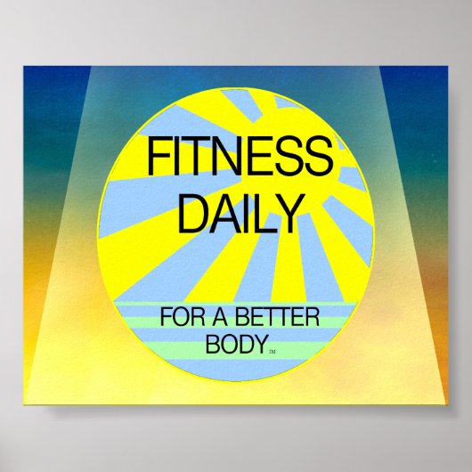 TOP Fitness Daily Poster (Voorkant)