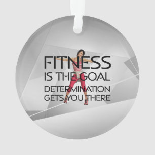 TOP Fitness Goal Ornament
