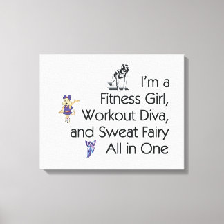 TOP Fitness Triple Play Canvas Afdruk