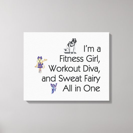 TOP Fitness Triple Play Canvas Afdruk (Voorkant)