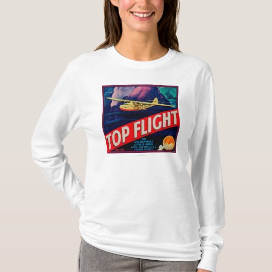 Top Flight Oranje LabelTustin, CA (Voorkant)