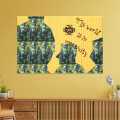 TOP Flow Stretted Canvas Print (Insitu (Woonkamer))