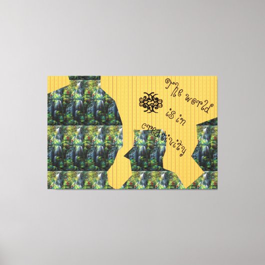 TOP Flow Stretted Canvas Print (Voorkant)