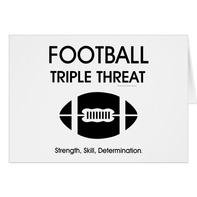 Top Football triple menace (Devant horizontal)
