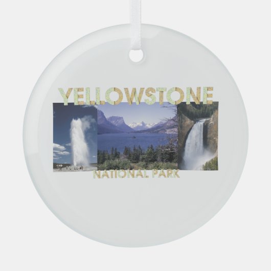 TOP Gellowstone Glass Ornament (Voorkant)