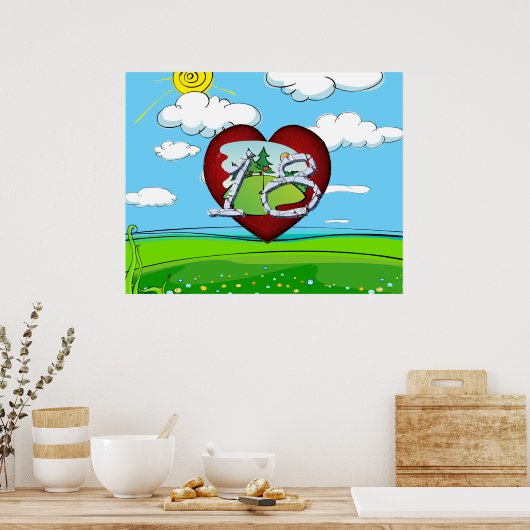 TOP Golf 18 Poster (Keuken)