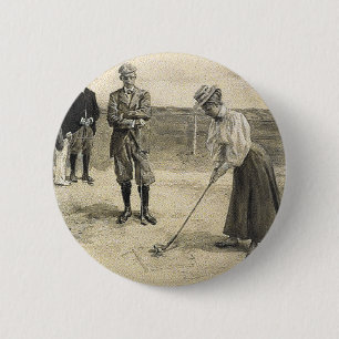 TOP Golf Girl Ronde Button 5,7 Cm