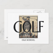 TOP Golf Old School Briefkaart (Voorkant / Achterkant)