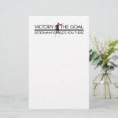 Top Golf Victory Goal Briefpapier (Staand voorkant)