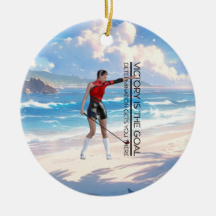 Top Golf Victory Goal Keramisch Ornament