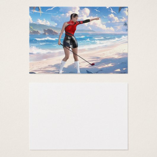 Top Golf Victory Goal Visitekaartje (Voorkant /achterkant)