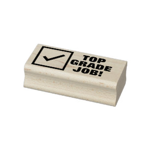 "TOP GRADE JOB!" Feedback Rubberstempel Rubberstempel