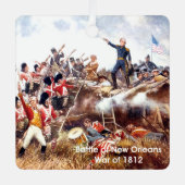 TOP Guerre de 1812 Ornement métallique (Recto)