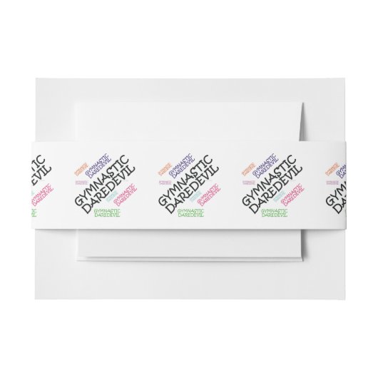 TOP Gymnastics Dareduivel Uitnodigingen Wikkel (Voorkant Voorbeeld)