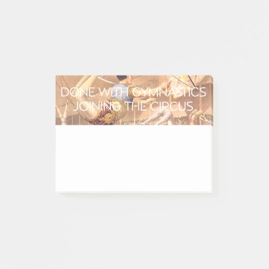 TOP Gymnastics Humor Post-it® Notes (Voorkant)