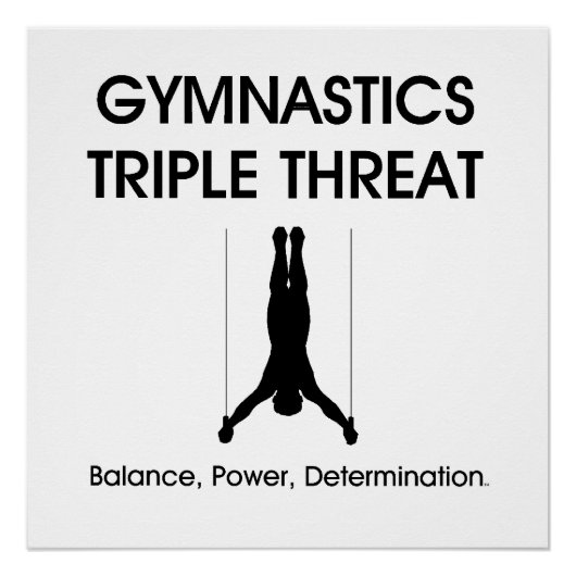 TOP Gymnastics Triple Perfect Poster (Voorkant)