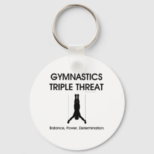TOP Gymnastics Triple Threat (Mannen) Sleutelhanger
