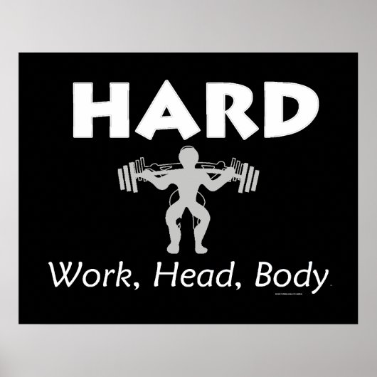 TOP Harde werkkop Poster (Voorkant)