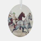 TOP Harness Racing Glass Ornament (Voorkant Rechts)