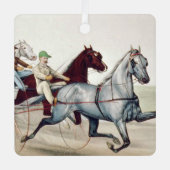 TOP Harness Racing Metal Ornament (Voorkant)