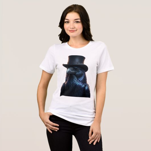 Top Hat Blackbird The Raven Tshirt (Voorkant volledig)