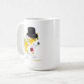 Top Hat Corgi-Mok Koffiemok (Voorkant links)