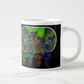 Top hat design Mug (Droite)