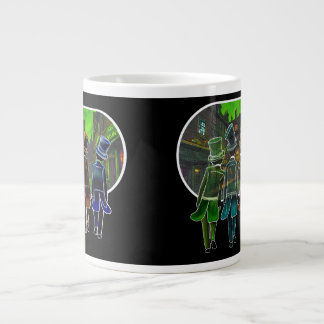 Top hat design Mug Extra Grote Beker
