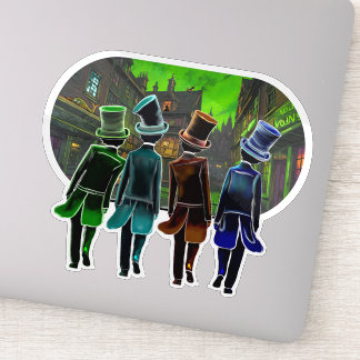 Top Hat Design Sticker