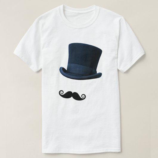 Top Hat en Mustache (Design voorkant)