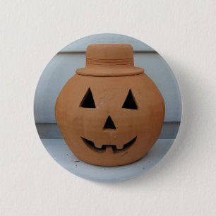Top Hat Pumpkin Ronde Button 5,7 Cm