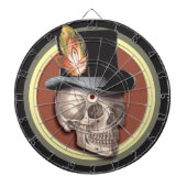  Top Hat Skull Dartboard Dartbord (Voorkant)