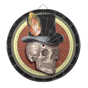 Top Hat Skull Dartboard Dartbord