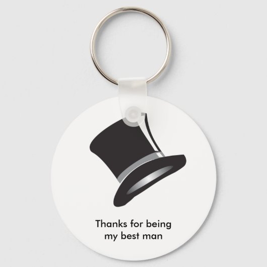 Top Hat Sleutelhanger (Voorkant)