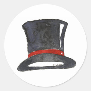 Top Hat Sticker