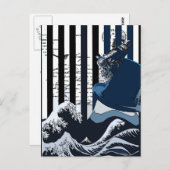 Top Hat Train Briefkaart (Voorkant / Achterkant)