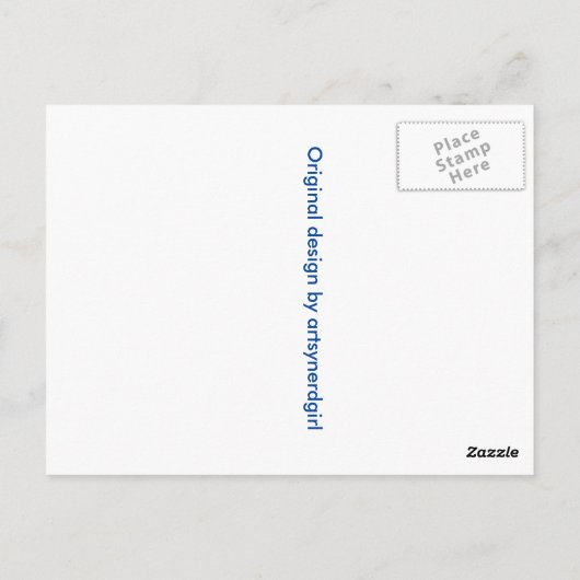 Top Hat Train Briefkaart (Achterkant)