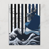 Top Hat Train Briefkaart (Voorkant)