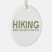 TOP Hiking Fun Keramisch Ornament (Rechts)