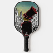 Top hoed Pickleball Paddle (Achterkant)