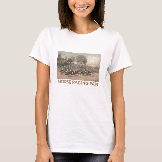 TOP Horse Racing Fan Dames T-shirts (Voorkant)