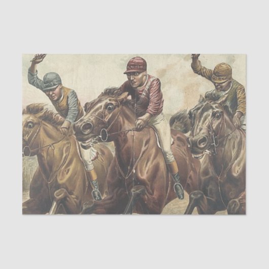 TOP Horse Racing Tissuepapier (Voorkant)