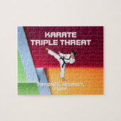 TOP Karate Slogan Legpuzzel (Horizontaal)