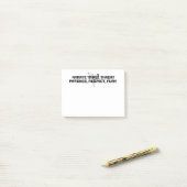 TOP Karate Slogan Post-it® Notes (Op bureau)