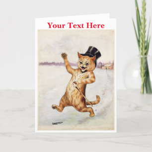 Top kat! - Louis Wain bedankje Bedankkaart