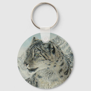 Top King Snow Leopard sleutelhanger