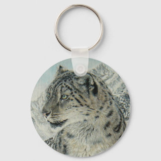 Top King Snow Leopard sleutelhanger